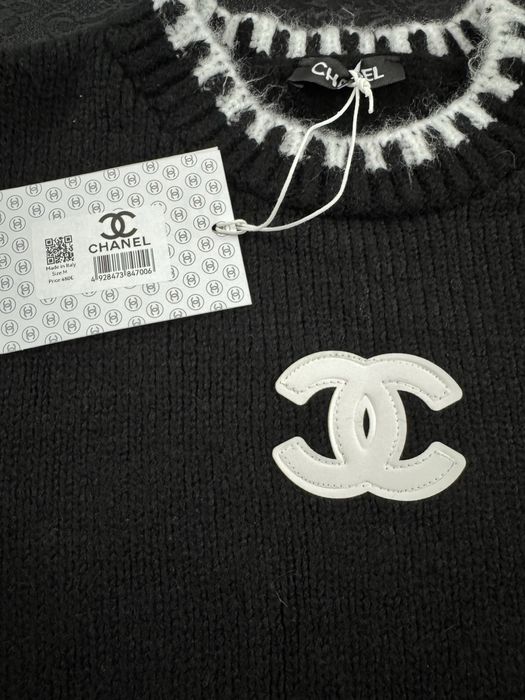 Chanel-Чисто нова дамска вълнена тениска M размер