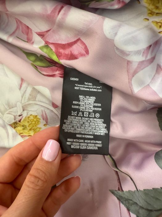 Ted Baker palton M lana și casmir