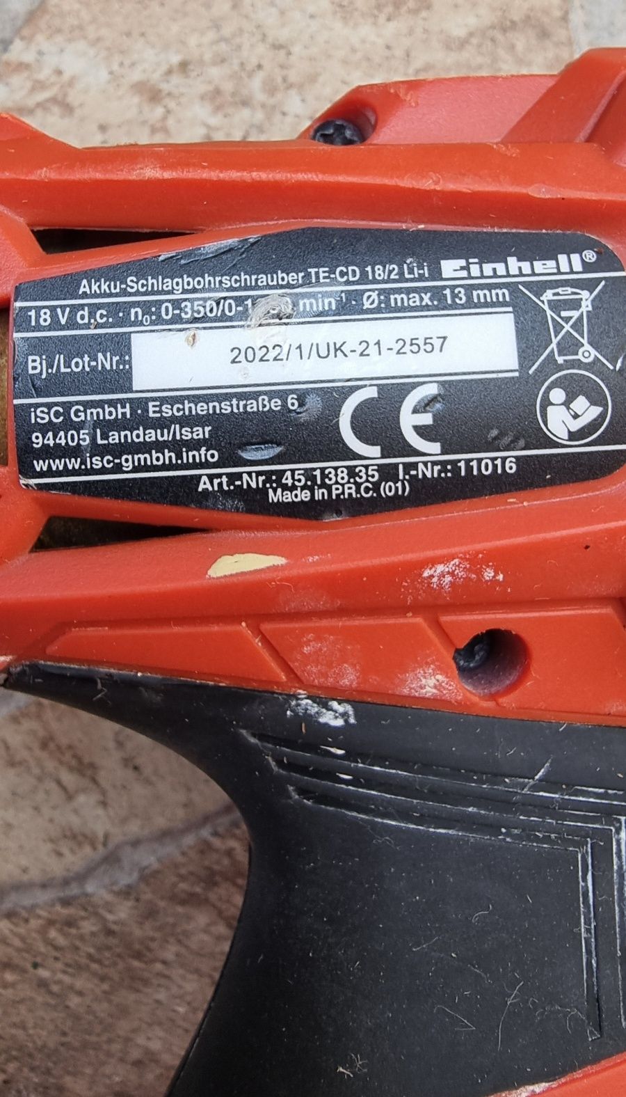 Комплект винтоверт и гайковерт Einhell 18v