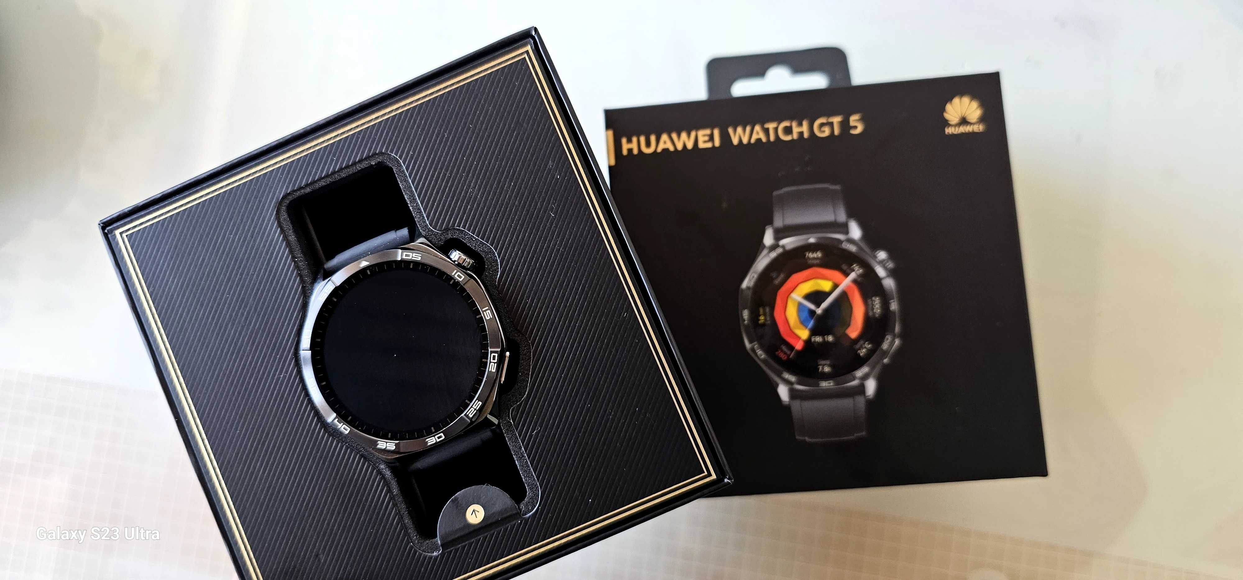 Смарт часовник HUAWEI WATCH GT 5 BLACK VLI-B19F Black 46 ММ