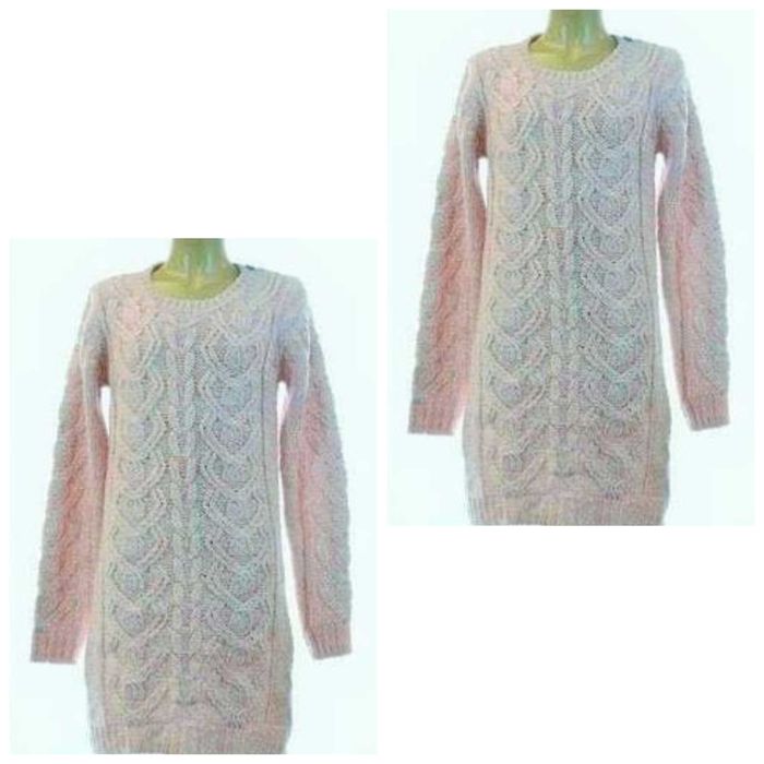 Rochie Noua tip pulover mai lung de la Next, lana extrafina, S, M