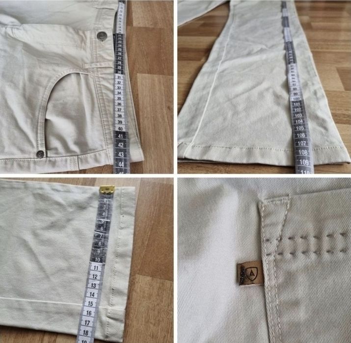 Pantaloni Alvaro Moreno, Lux Italia Pic Pic Blanco - W34 (Fit 33)