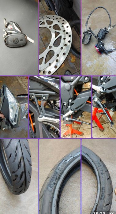 Электробайк запчасти. Kawasaki. R3. Китаец.