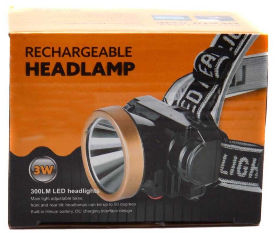 Челник- LED фенер за глава с бяла светлина 300LM