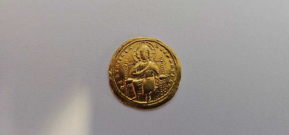 Moneda Aur Bizantina 1028-1034 - ROMAN III ARGYRE HISTAMENON NOMISMA