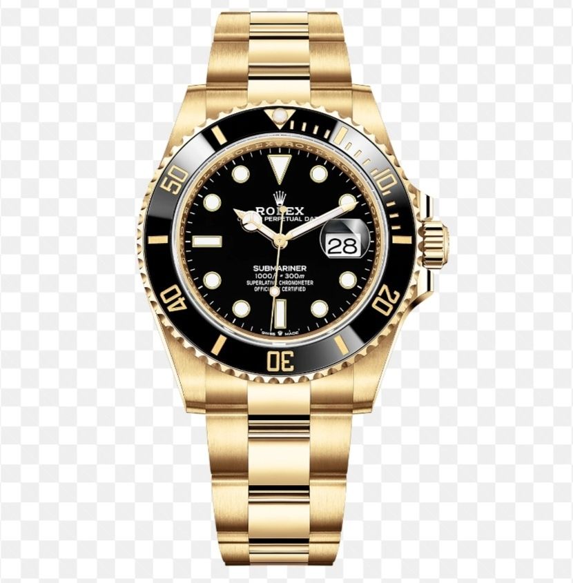 Rolex Submariner Gold Ceramic 40mm Automatic часовник Роелкс голд