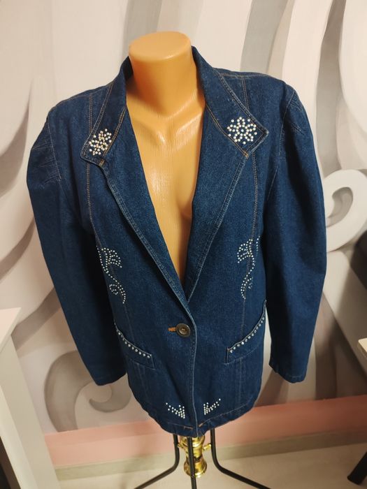 Geaca denim Vidudress bumbac