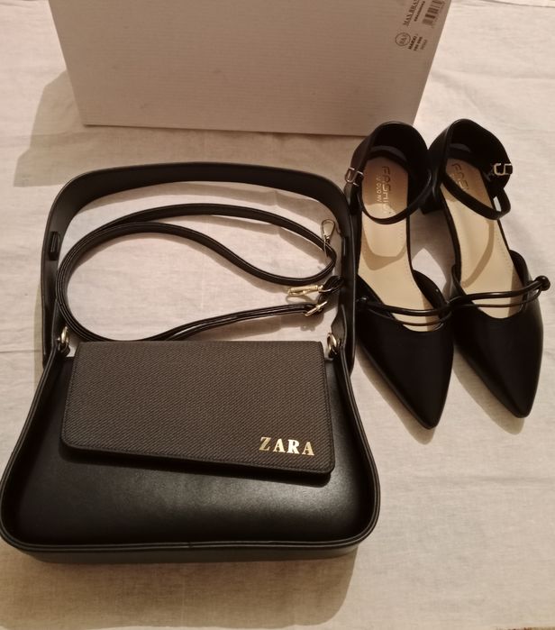 Туфли женские и сумка.