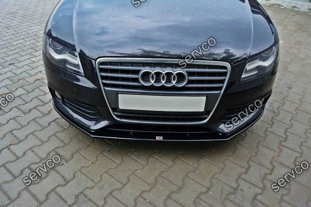 Prelungire splitter bara fata Audi A4 B8 2007-2011 v1 - Maxton Design