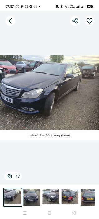 Piese cutie punte spate volan ușa capota bara stop haion Mercedes w204