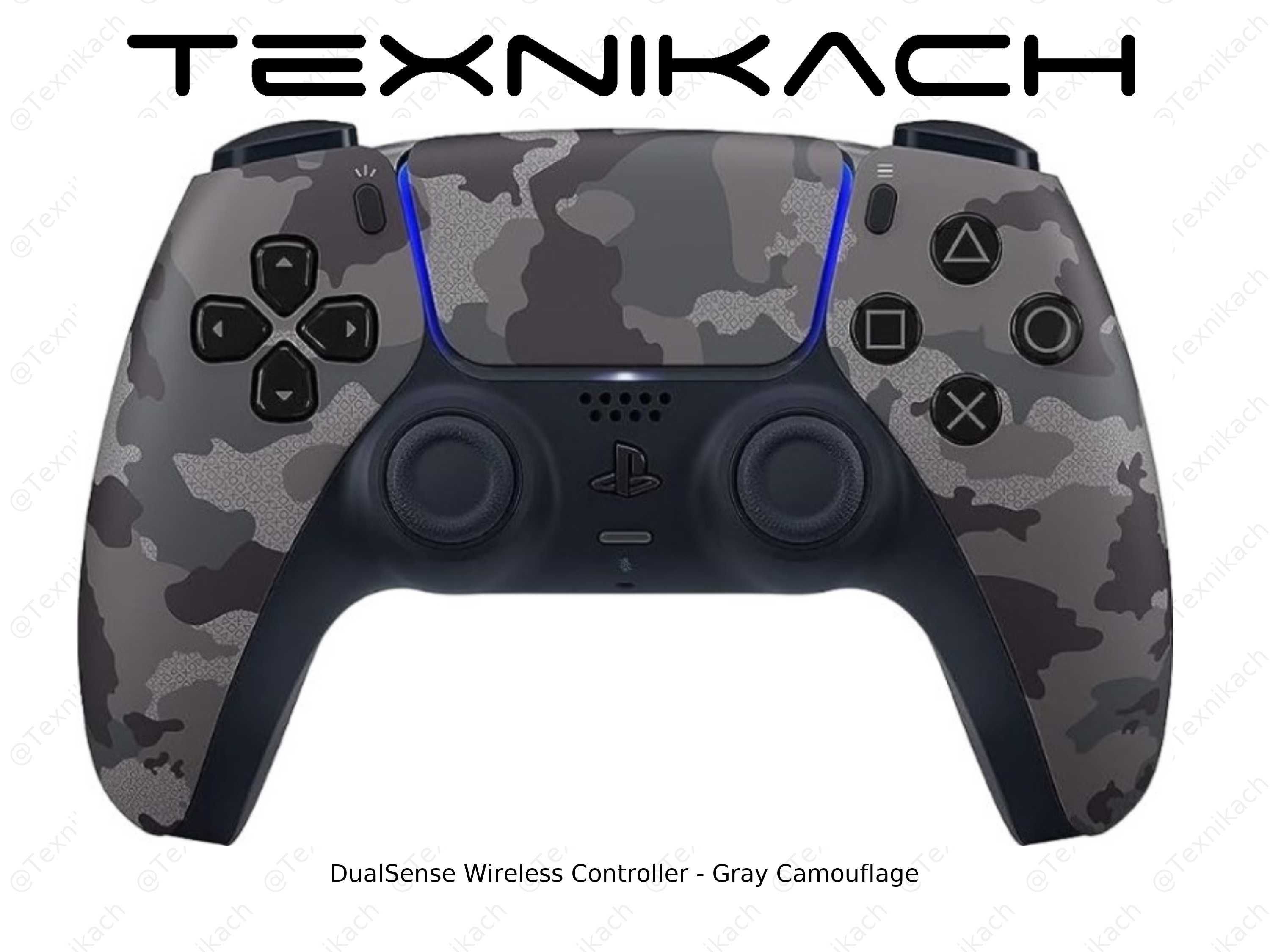 Новый • DualSense Wireless Controller - Gray Camouflage • Доставка