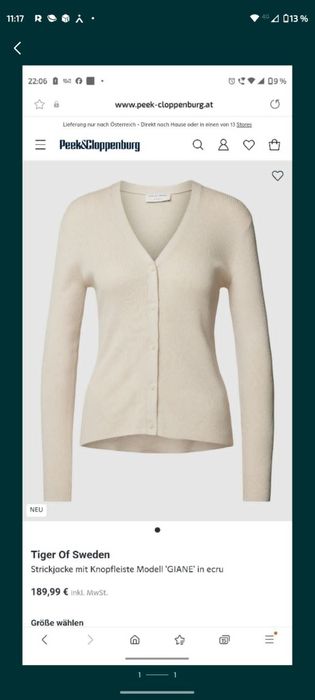 Bluza dama Tiger of Sweden marime Xs si maiou marime XS