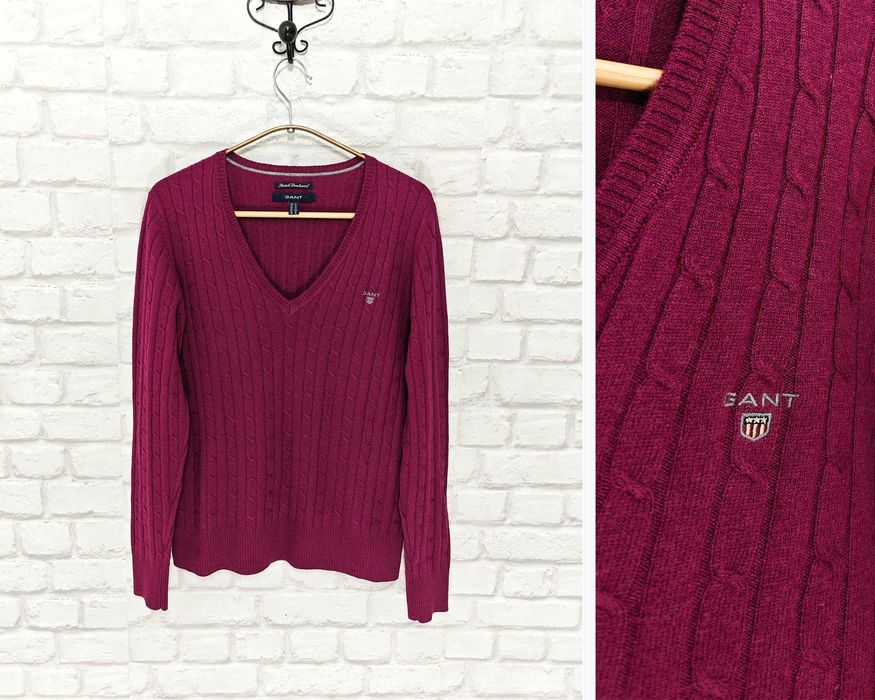 GANT 100% Вълнен дамски пуловер Размер XL