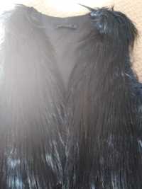 Дамски елек с дълъг косъм