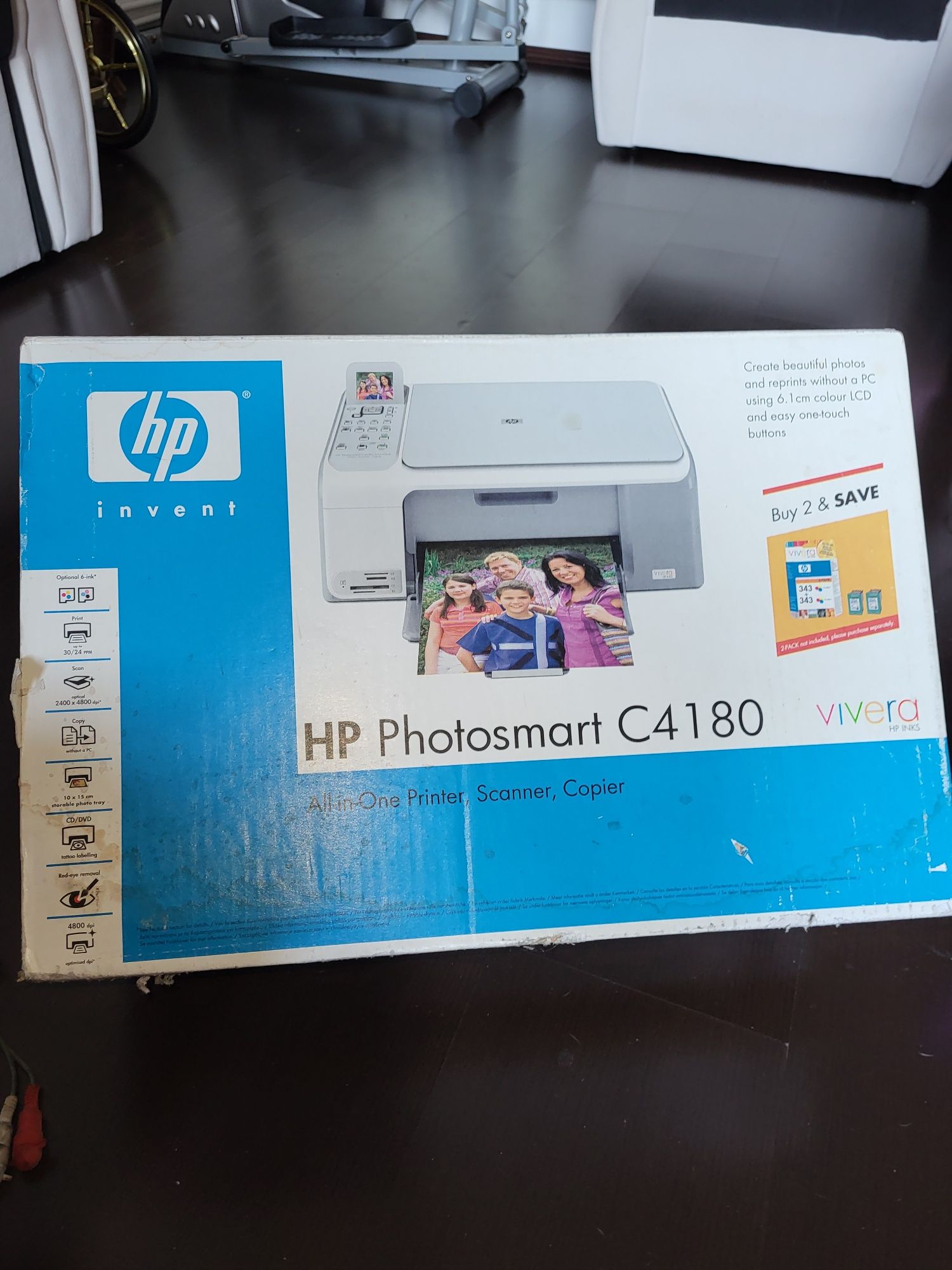 Imprimanta scanner hp photosmart c 4180