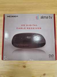 Тюнер для цифрового кабельного телевидения Alma TV