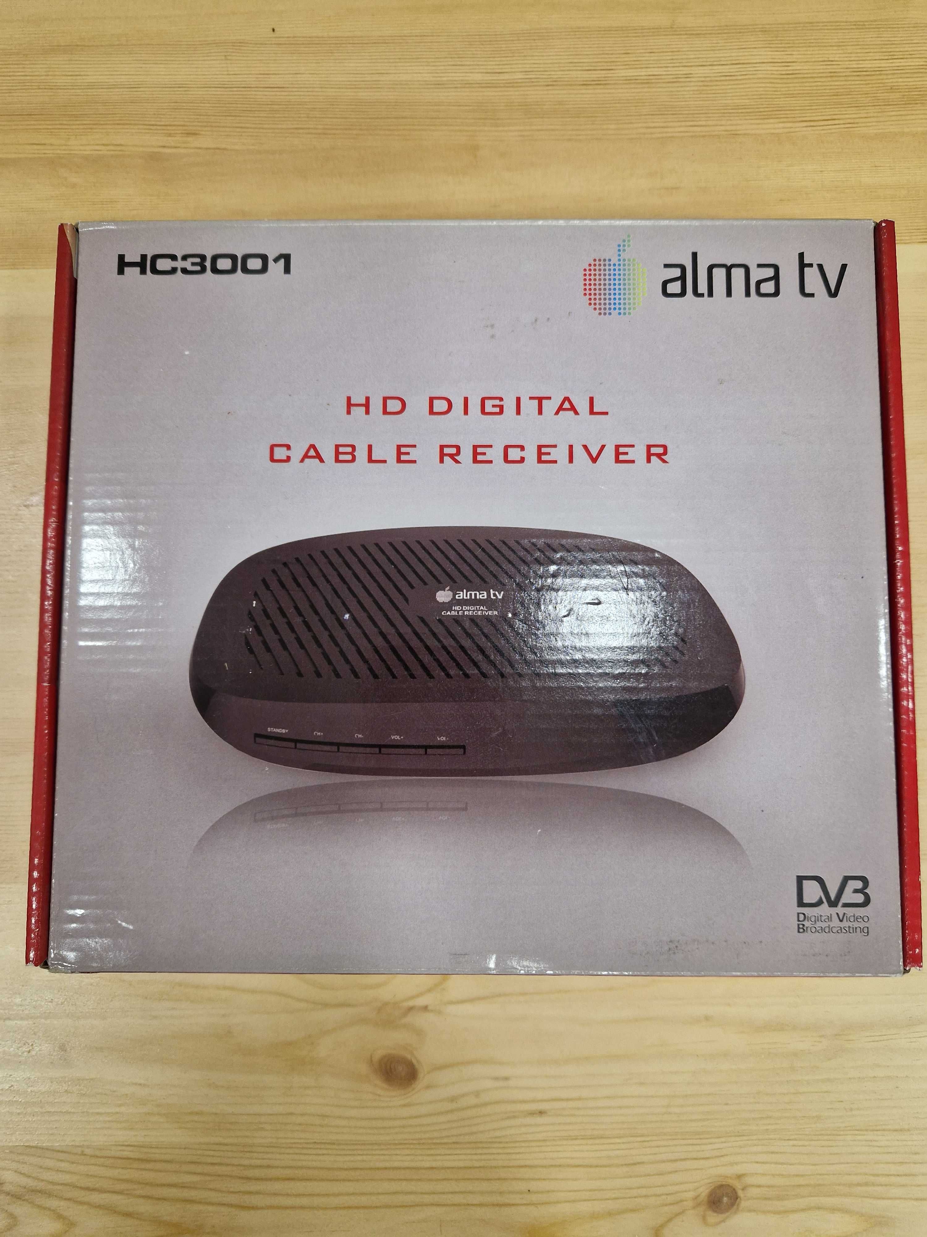 Тюнер для цифрового кабельного телевидения Alma TV
