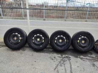 247 - 4бр. Стоманени джанти 16'' 4x108 с гуми 215/65R16 Opel