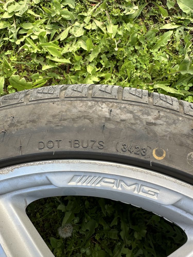 Отигинални OEM джанти с гуми Mercedes 18” цола 5x112 66.6 спорт пакет