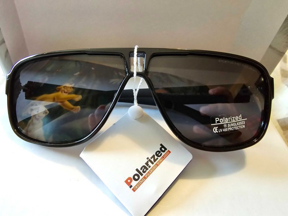 Ochelari de soare Porsche Design, lentile verzi cu filtru de protectie