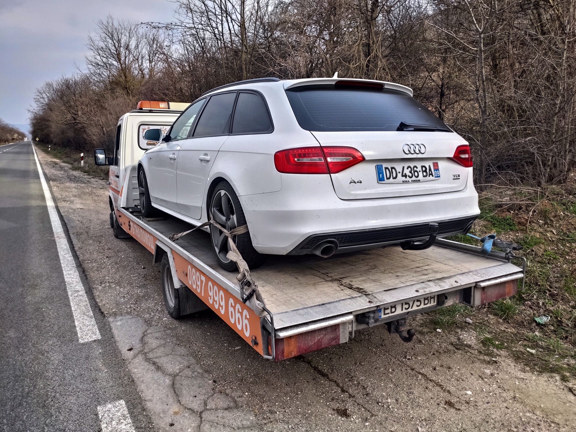Tractari auto Bulgaria -Romania  Road Assistance bulgaria