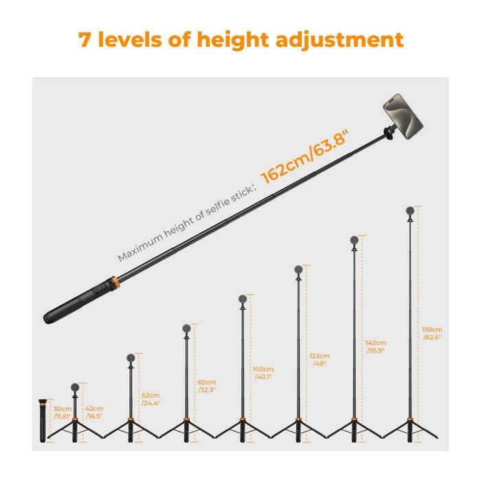 Штатив-монопод K&F Concept MS19 KF09.139
Штатив монопод K&F MS19