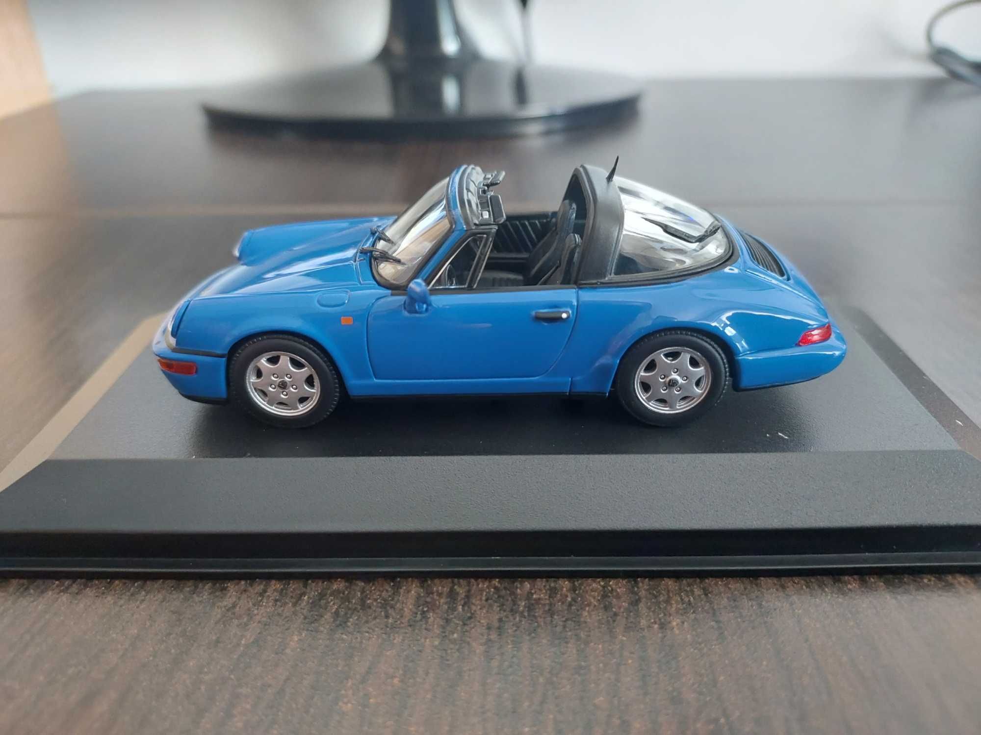 Macheta PORSCHE 911 (964) CARRERA 2 TARGA 1991 - Minichamps, 1/43.