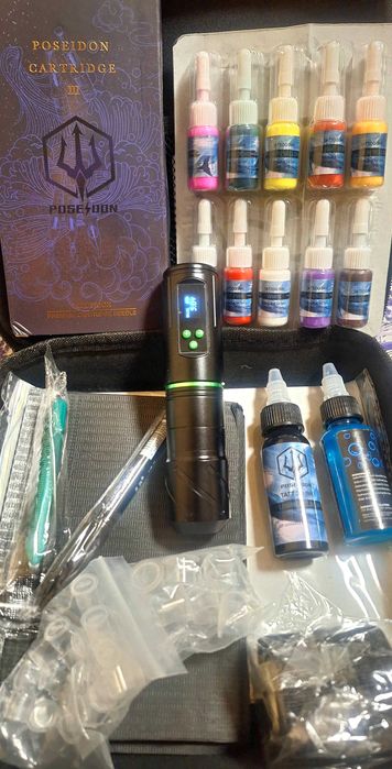 Kit de tatuat profesional NOU MASINA WIRELESS