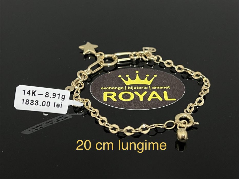 Bijuteria Royal CB : Bratara dama aur 14k 3,91 grame