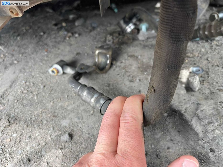 Conducta Furtun de la Radiator la Compresor AC Aer Conditionat Audi A6 C6 4F 2.7 TDI BPP BSG 2005 - 2008 Cod 4F0260701M [C5643]