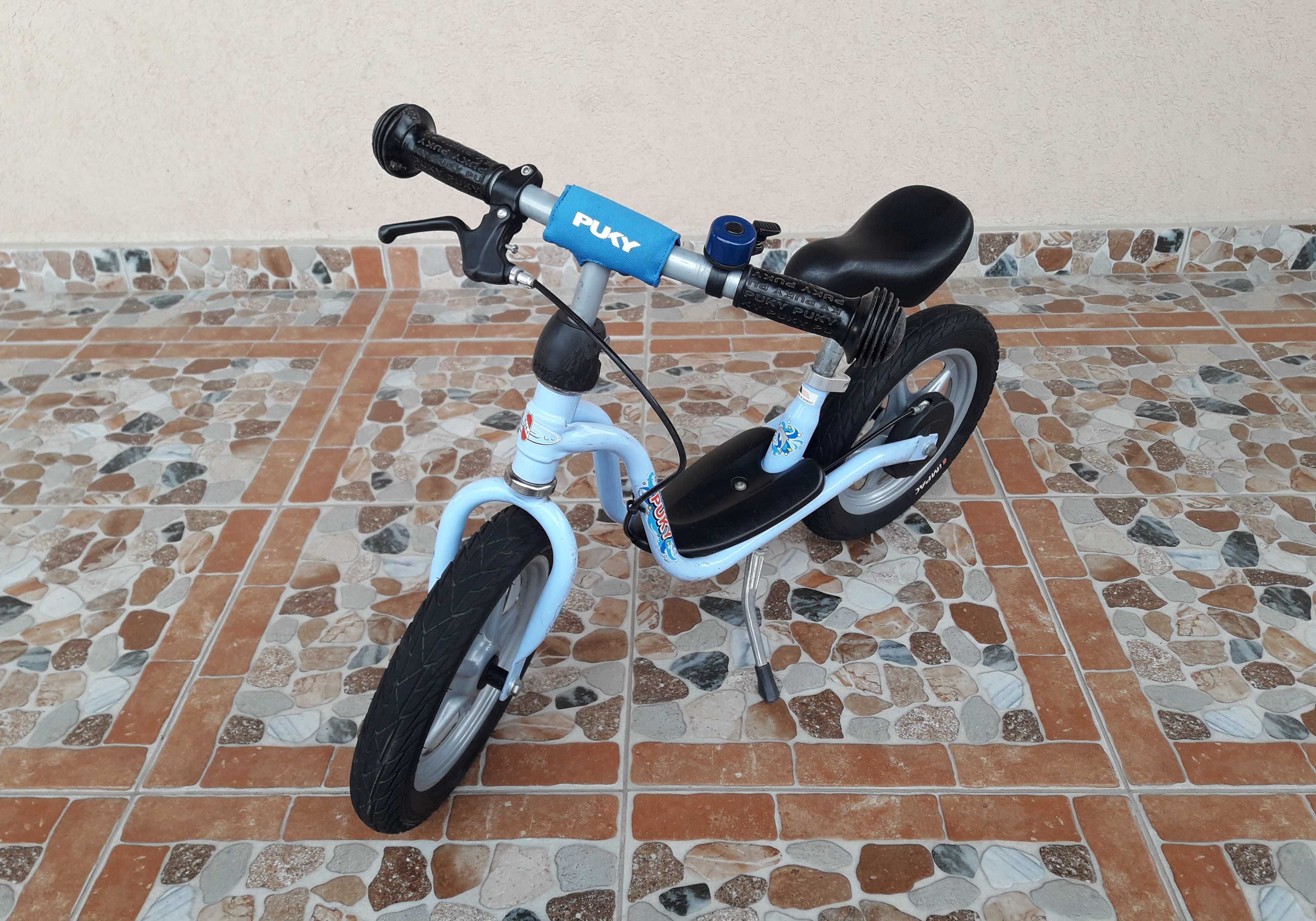 Bicicletă pentru copii fără pedale 12’ PUKY LR 1L Ocean - albastră