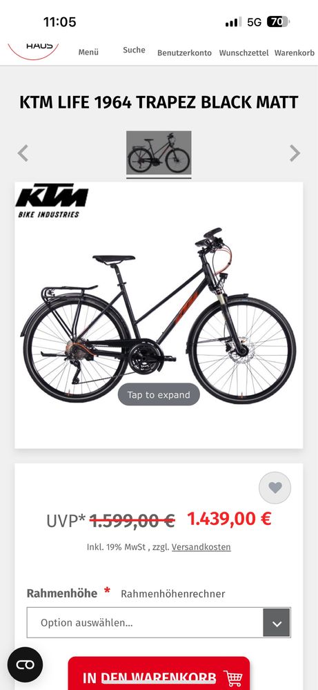 KTM Life 1964 велосипед