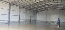 Vand hala metalica 9x18x4 invelita cu panouri sandwich.