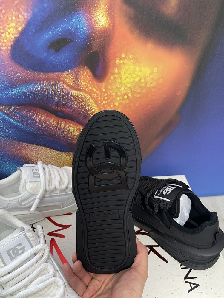 Adidasi Dolce Gabbana piele naturala Full Box Premium colectie noua