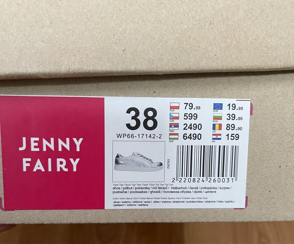 Adidasi casual , marimea 38 jenny fairy