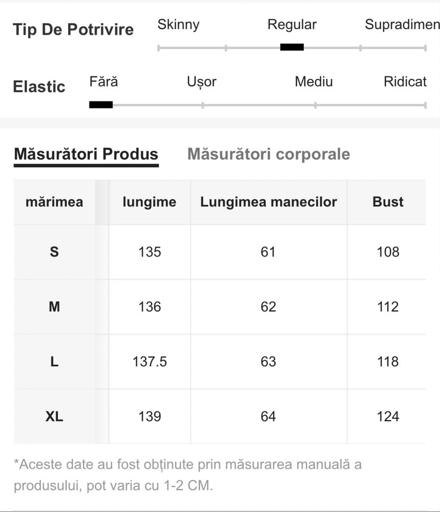 Palton/Pardesiu Primavara Toamna