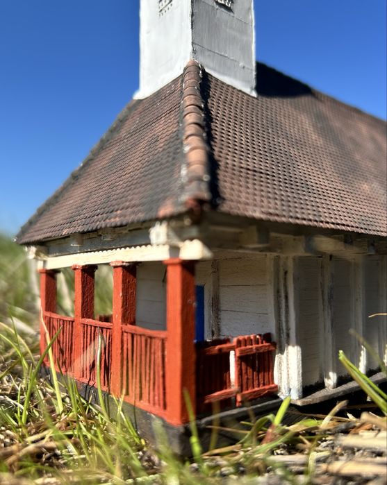 Machetă replică Biserica de lemn Iercoșeni, Jud.Arad scara 1:87