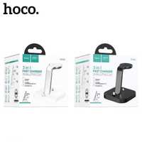 Incarcator 3 in 1, iphone si iWatch hoco cw43, negru