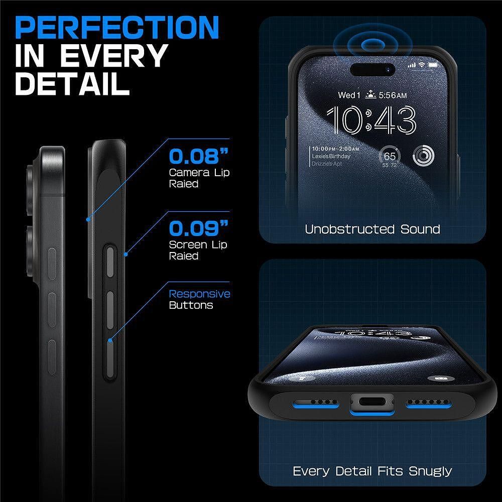 Кейс supcase ub mag magsafe за iphone 16 - черен