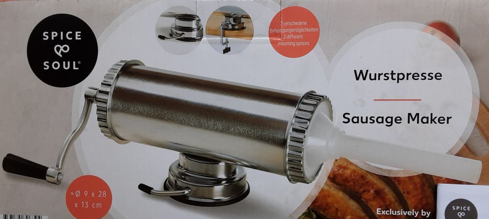 Aparat pentru umplut carnati orizontal NOU - 85 Lei