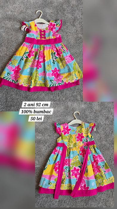 Lot rochițe fetite și si costum popular 92 cm