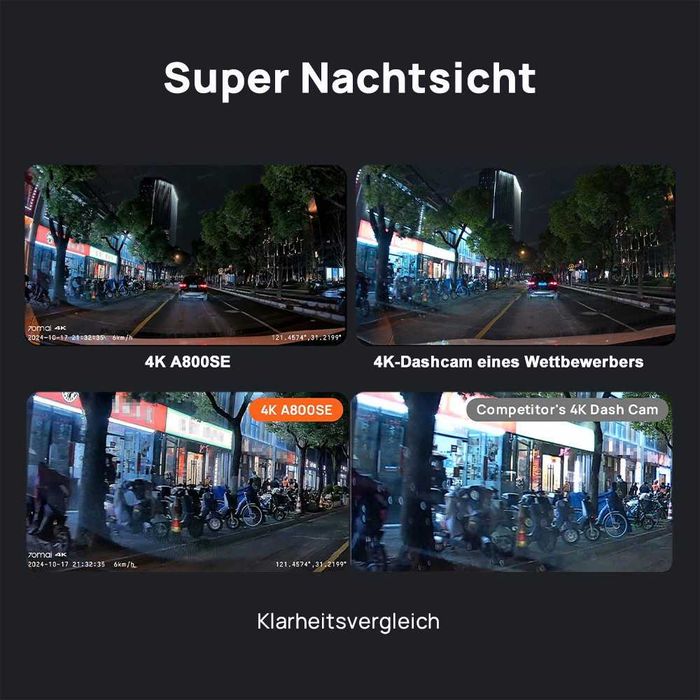 70mai Dash Cam A800SE видеорегистратор