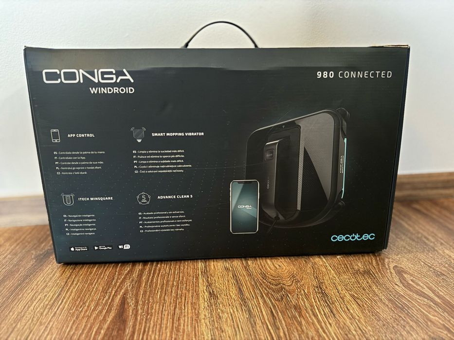 Robot de curatare geamuri - Cecotec Conga 980 Connected