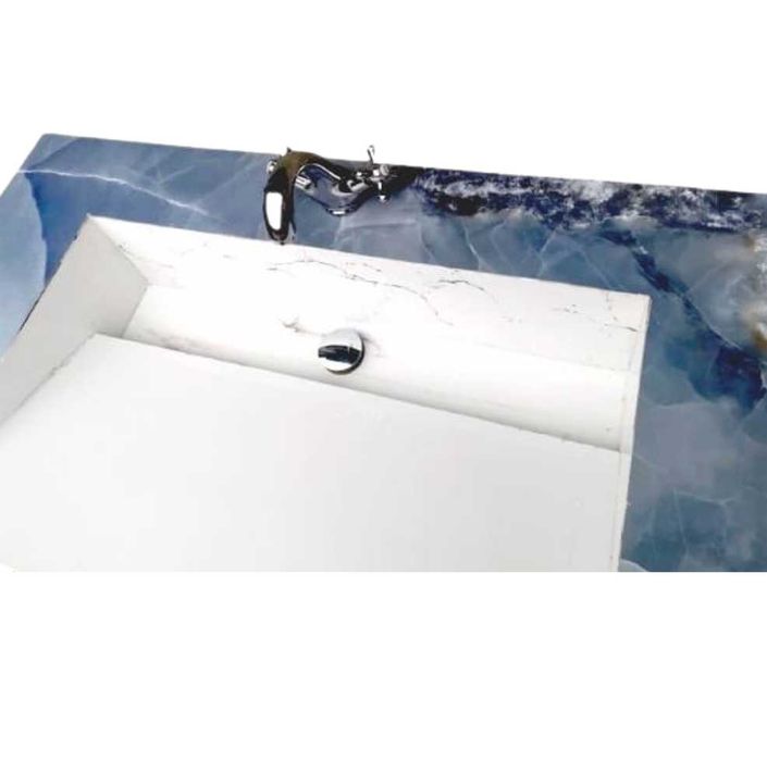 Lavoar 117 cm x 60 cm - Blue Marble Artisan – Armonie și Exclusivitate