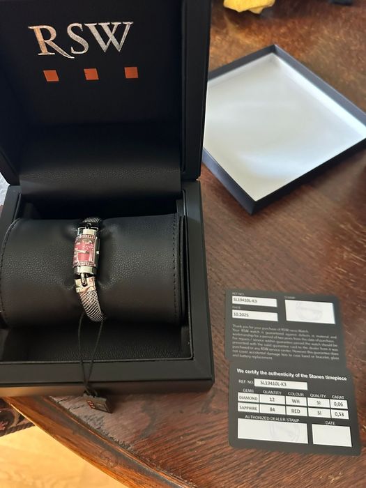 Ceas de Lux Diamante RSW Lady Liberty Butterfly – Nou, Nepurtat