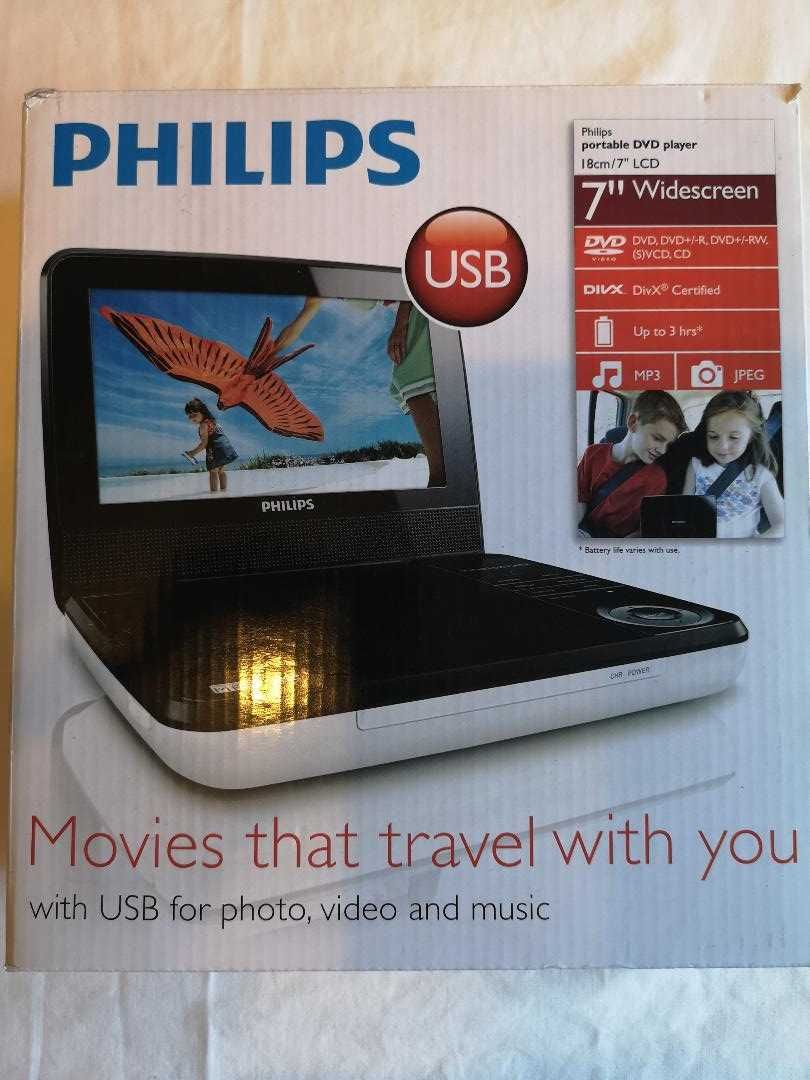 DVD player portabil Philips