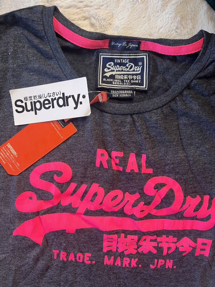 Tricouri Superdry navy fetite/femei