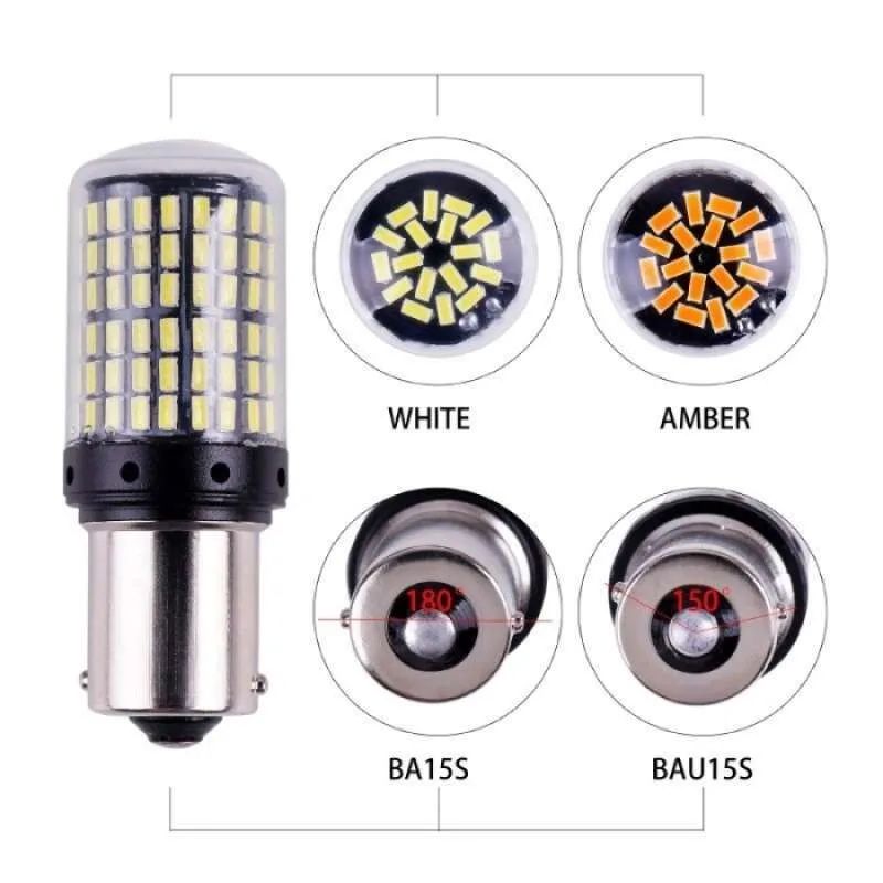 CanBus 12v Led крушки за стоп и мигач (американски мигач)