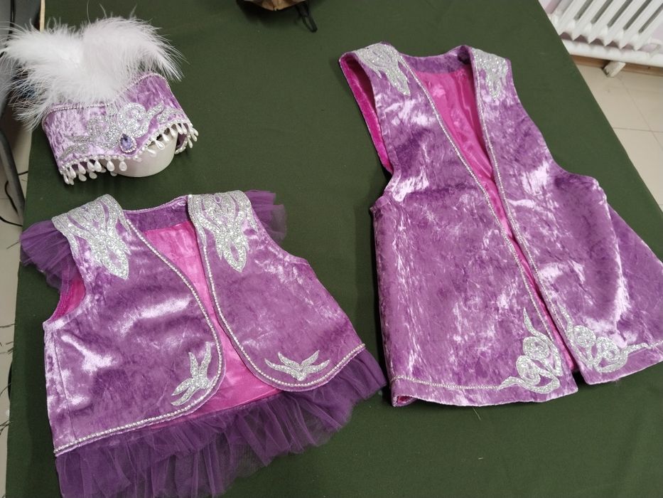 Тұсау кесу,костюмдер,анасы мен қызы,прокат