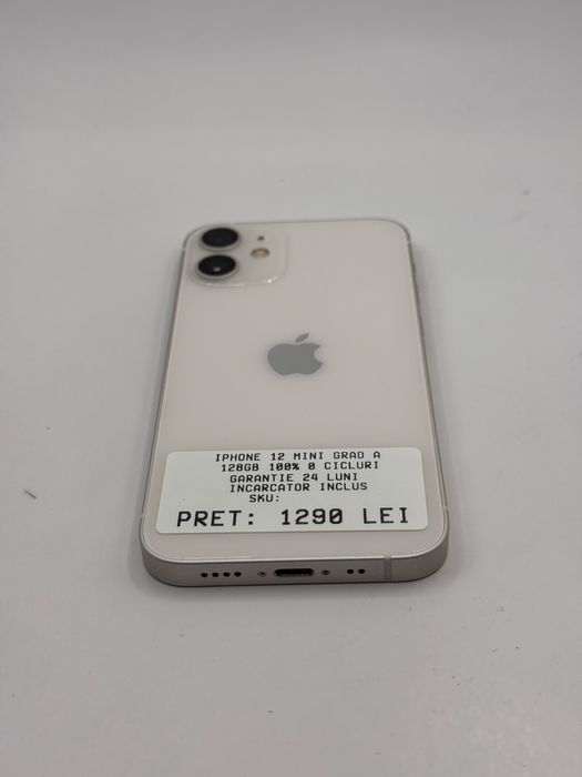 Iphone 12 Mini 128GB 100% Grad A Garantie 24 luni - zonemag.ro